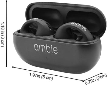 🎧 Ambie Earbud | Silicone Cover | ambie Sound Earcuff – Black & White 🖤🤍