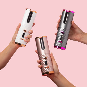 Crazy Beauty Cordless Automatic Wireless Hair Curler Rotating handheld