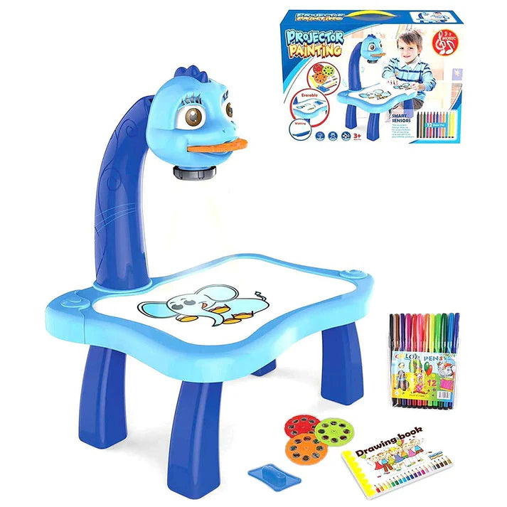 🎨 Dino Projector Painting Table for Kids – Fun, Creative & Educational!